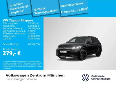 Gebraucht VW Tiguan Allspace R-line 190 PS (139 kW) 2023 Schwarz SUV