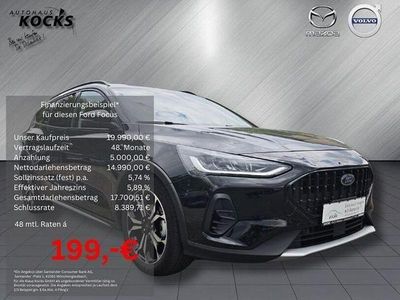 Schwarz Gebraucht 2022 Ford Focus Active Kombi | 19.490 € (Guter Preis)