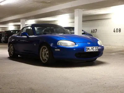 Gebraucht Mazda MX5 140 PS (102 kW) 1999 Blau Cabrio