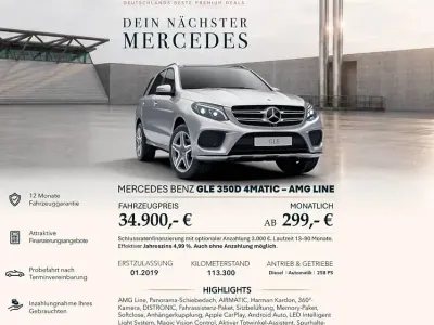 Gebraucht Mercedes GLE350