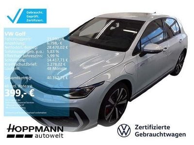Gebraucht VW Golf VIII GTE 272 PS (200 kW) 2024 Crystal ice blue metallic Limousine