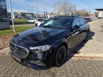 Gebraucht Mercedes E300 AMG 313 PS (230 kW) 2025 Metalliclack obsidianschwarz Limousine