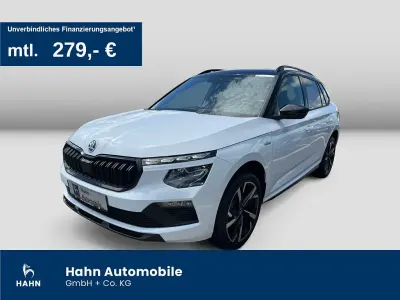 Neu Skoda Kamiq Monte Carlo 150 PS (110 kW) 2026 Moonweiss metallic SUV