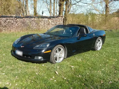 Begagnad Corvette C6 404 HK (297 kW) 2006 Svart Sportkupé