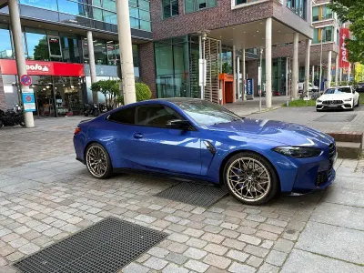 Usata BMW M4 Competition Edition 510 CV (375 kW) 2021 Blu Coupé