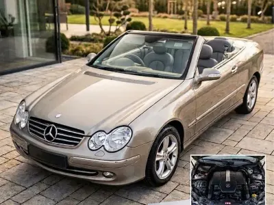 Gebraucht Mercedes CLK240 170 PS (125 kW) 2004 Silber Cabrio
