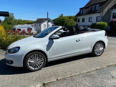 Brugt VW Golf Cabriolet Cup 122 HK (89 kW) 2015 Hvid Cabriolet