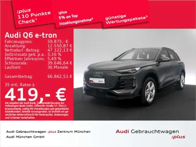 Gebraucht Audi Q6 e-tron Ambiente 284 kW (387 PS) 2025 Grau SUV