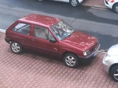 Gebraucht Opel Corsa 1993 Rot Kleinwagen