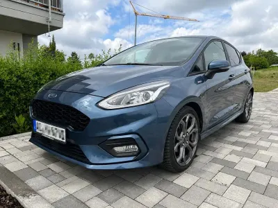 Gebraucht Ford Fiesta ST-Line 101 PS (74 kW) 2019 Blau Kleinwagen