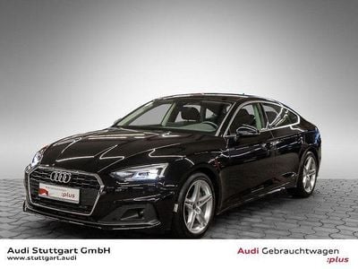 Mythosschwarz metallic Gebraucht 2021 Audi A5 Sportback Basis Kleinwagen | 33.440 € (Etwas zu teuer)