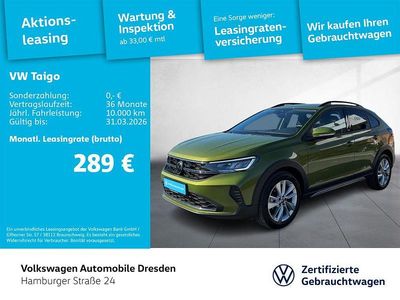 Gebraucht VW Taigo Life 150 PS (110 kW) 2024 Grün SUV