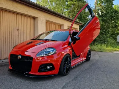 Gebraucht Fiat Grande Punto Abarth 2008 Rot Kleinwagen