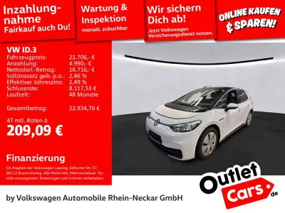 Usata VW ID.3 Pro Performance 150 kW (204 CV) 2023 Bianco Utilitaria