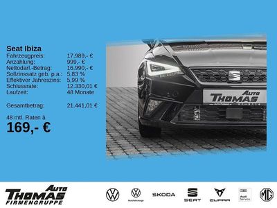 Gebraucht Seat Ibiza Style 116 PS (85 kW) 2024 Mitternachtsschwarz Limousine