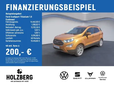Gebraucht Ford Ecosport Titanium 125 PS (91 kW) 2022 Gelb SUV