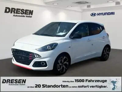 Neu Hyundai i10 N Line 90 PS (66 kW) 2025 Atlas white / sol Kleinwagen