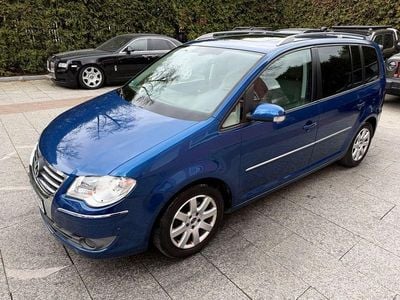 Gebraucht VW Touran Highline 140 PS (102 kW) 2008 Blau Van / Kleinbus