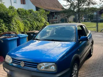 Gebraucht VW Golf Cabriolet 101 PS (74 kW) 1998 Blau Cabrio