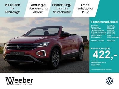 Neu VW T-Roc Cabriolet Style 150 PS (110 kW) 2025 Schwarz Cabrio