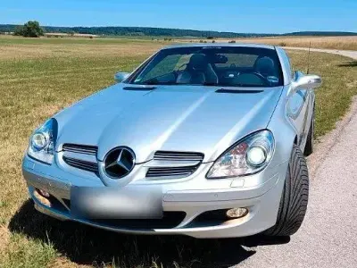 Gebraucht Mercedes SLK200 163 PS (119 kW) 2005 Silber Cabrio