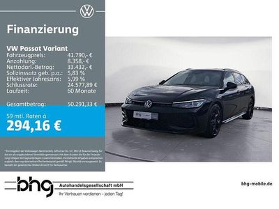 Second-hand VW Passat R-line 193 CP (141 kW) 2025 Negru Break