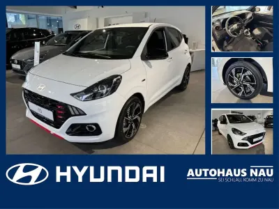 Neu Hyundai i10 N Line 90 PS (66 kW) 2025 Atlas white / sol Kleinwagen