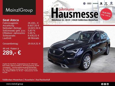Gebraucht Seat Ateca Style 116 PS (85 kW) 2025 Schwarz SUV