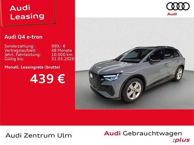 Grau Gebraucht 2025 Audi Q4 e-tron S-Line SUV | 49.960 € (Etwas zu teuer)