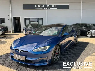 Gebraucht Tesla Model S Plaid 759 kW (1033 PS) 2023 Blau Kleinwagen