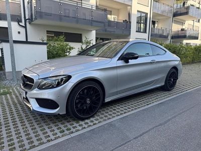 Usata Mercedes C250 AMG 211 CV (155 kW) 2017 Argento Coupé