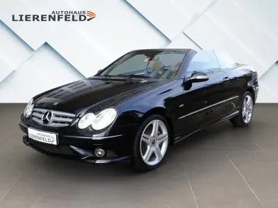 Gebraucht Mercedes CLK320 AMG Edition 1 224 PS (164 kW) 2009 Obsidianschwarz  lack Cabrio