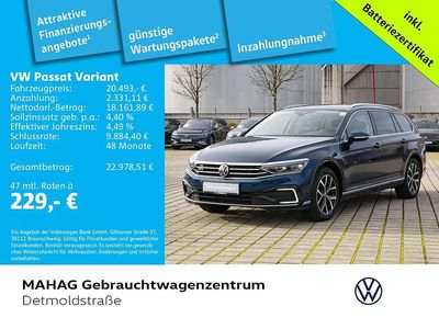 Blau Gebraucht 2021 VW Passat GTE Kombi | 20.493 € (Guter Preis)