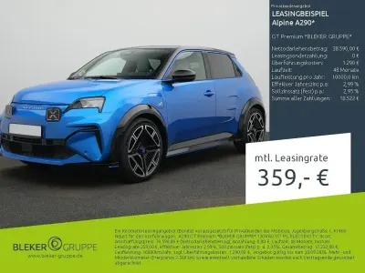 Neu Alpine A290 130 kW (177 PS) 2026 Bleu alpine vision / noir Kleinwagen