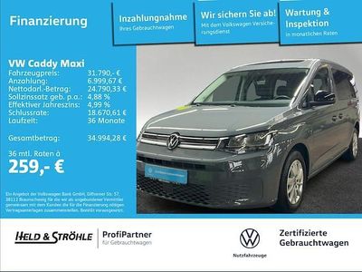 Gebraucht VW Caddy Maxi Life Life 102 PS (75 kW) 2024 Grau Van / Kleinbus