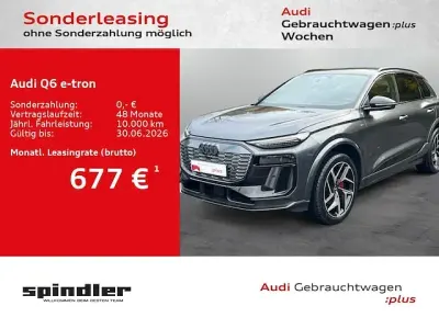 Gebraucht Audi Q6 e-tron S-Line 225 kW (306 PS) 2025 Daytonagrau perleffekt SUV