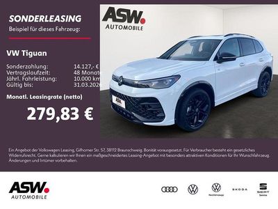 Pure white Neu 2025 VW Tiguan R-line SUV | 70.635 €