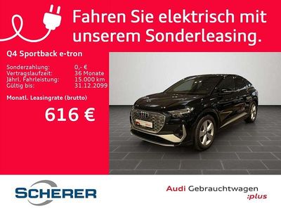 Gebraucht Audi Q4 e-tron 219 kW (299 PS) 2021 Mythosschwarz metallic SUV