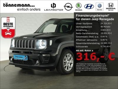 Gebraucht Jeep Renegade Limited 131 PS (96 kW) 2023 Schwarz SUV