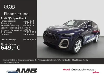 Gebraucht Audi Q5 Sportback Edition .1 204 PS (150 kW) 2025 Blau SUV