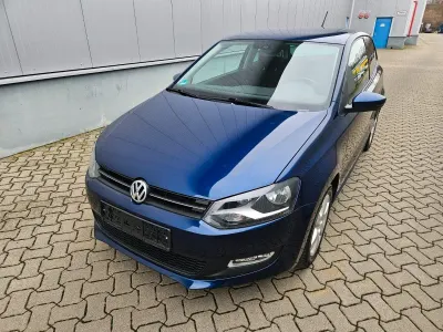 Gebraucht VW Polo Team 60 PS (44 kW) 2010 Blau Kleinwagen