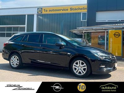 Gebraucht Opel Astra Active 125 PS (91 kW) 2017 Onyx schwarz Kombi