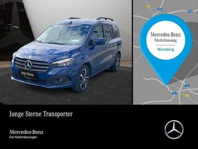 Second-hand Mercedes T180 Progressive 116 CP (85 kW) 2023 Albastru Monovolum