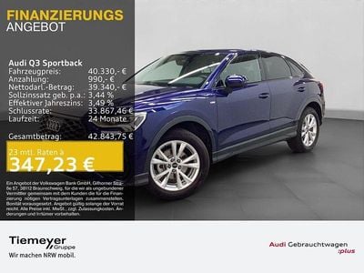 Gebraucht Audi Q3 Sportback S-Line 150 PS (110 kW) 2025 Blau SUV
