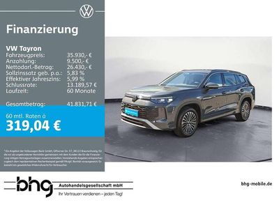 Gebraucht VW Tayron Life 150 PS (110 kW) 2025 Delfingrau metallic SUV