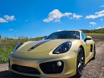 gebraucht Porsche Cayman S Lime Gold Approved Garantie