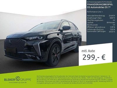 Lackierung schwarz perla nera/metallic klarlack Gebraucht 2023 DS Automobiles DS7 Crossback Performance Line Plus SUV | 29.490 € (Fairer Preis)