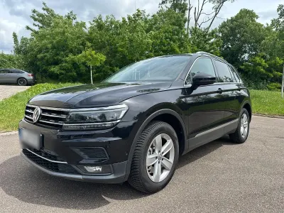 Gebraucht VW Tiguan Highline 185 PS (136 kW) 2017 Schwarz SUV