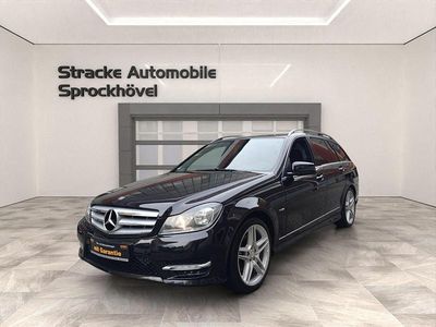 Gebraucht Mercedes C180 AMG line 156 PS (114 kW) 2012 Obsidianschwarz Kombi