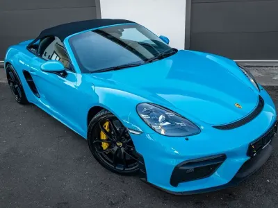 Gebraucht Porsche 718 Spyder 420 PS (308 kW) 2020 Blau Cabrio